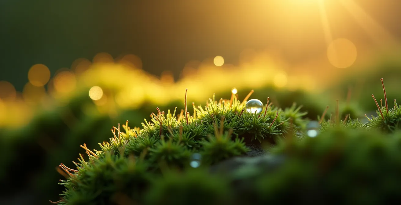 Gros plan texturé sur un détail de neurones ou de cellules, métaphoriquement lié à la restauration cérébrale
